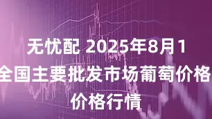 无忧配 2025年8月10日全国主要批发市场葡萄价格行情