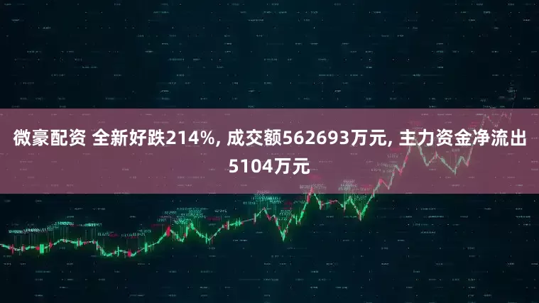 微豪配资 全新好跌214%, 成交额562693万元, 主力资金净流出5104万元