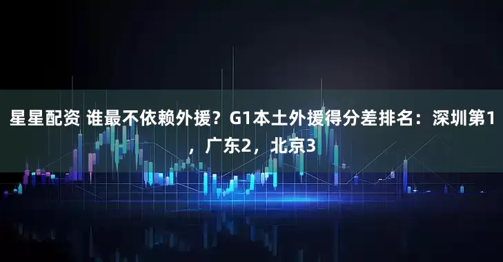 星星配资 谁最不依赖外援？G1本土外援得分差排名：深圳第1，广东2，北京3
